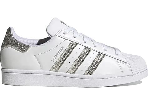 adidas grijs glitter|adidas Superstar White Silver Glitter (Women's) .